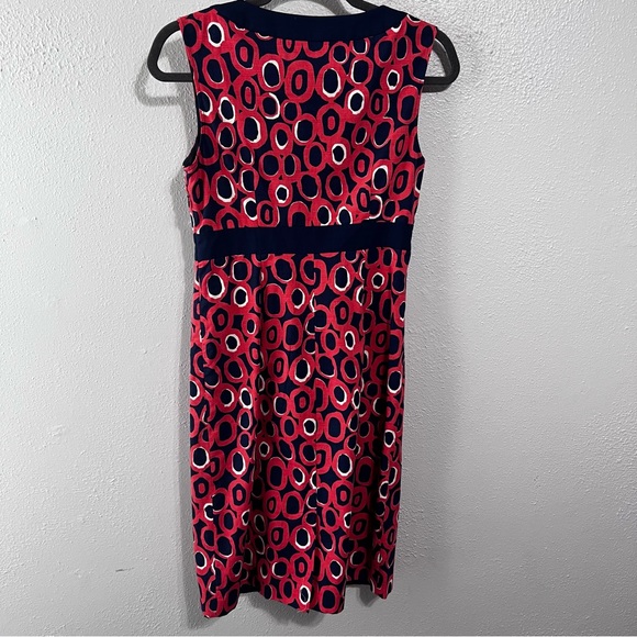 Boden retro style geometric sheath dress size 4 - Picture 3 of 9